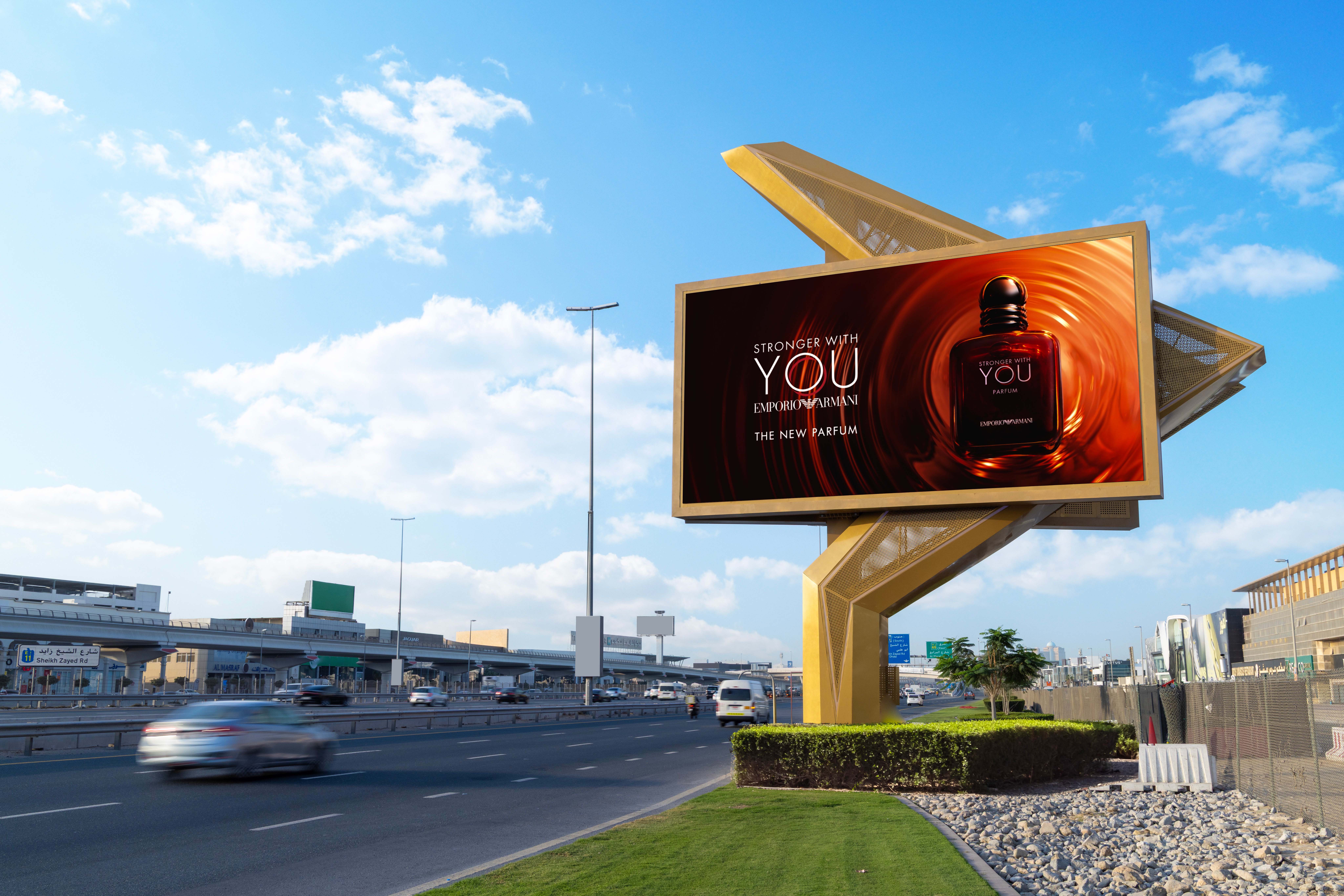 Abu Dhabi, large-format DOOH inventory bookable by the hour on Blindspot