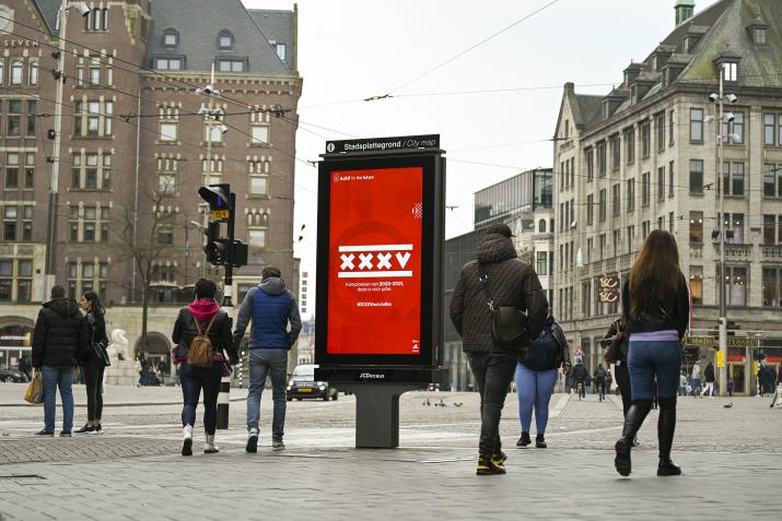 Amsterdam, Digital out-of-home, Amsterdam, real DOOH inventory bookable by the hour on Blindspot