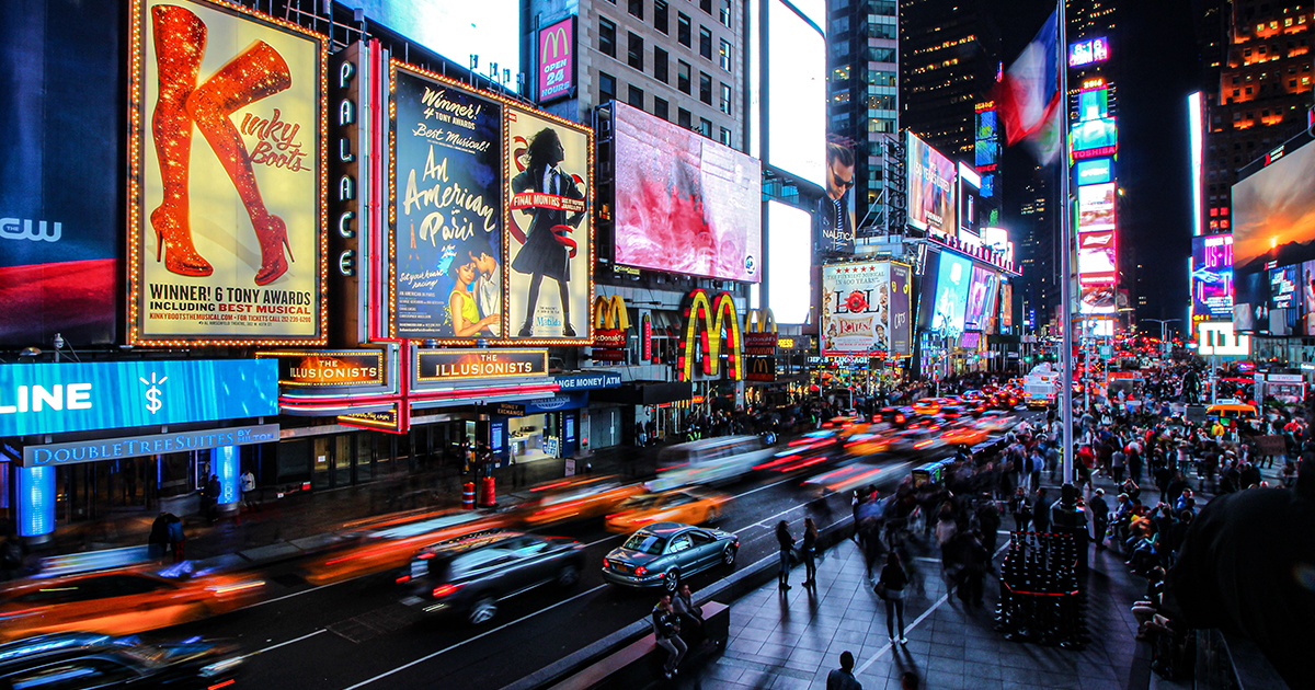 Eye-catching outdoor LED billboards displaying dynamic advertising content for maximum impact.