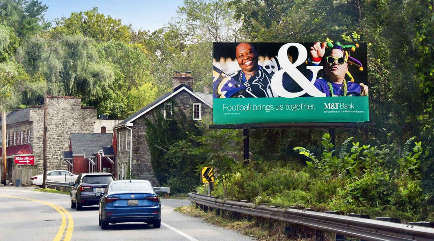 Baltimore, Baltimore Premiere Panel display, real DOOH inventory bookable by the hour on Blindspot