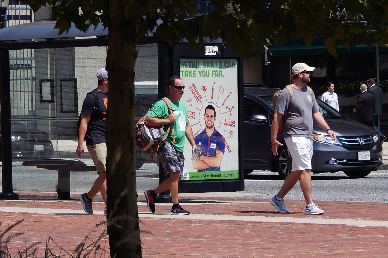 Baltimore, Baltimore MTA bus shelter ad, real DOOH inventory bookable by the hour on Blindspot