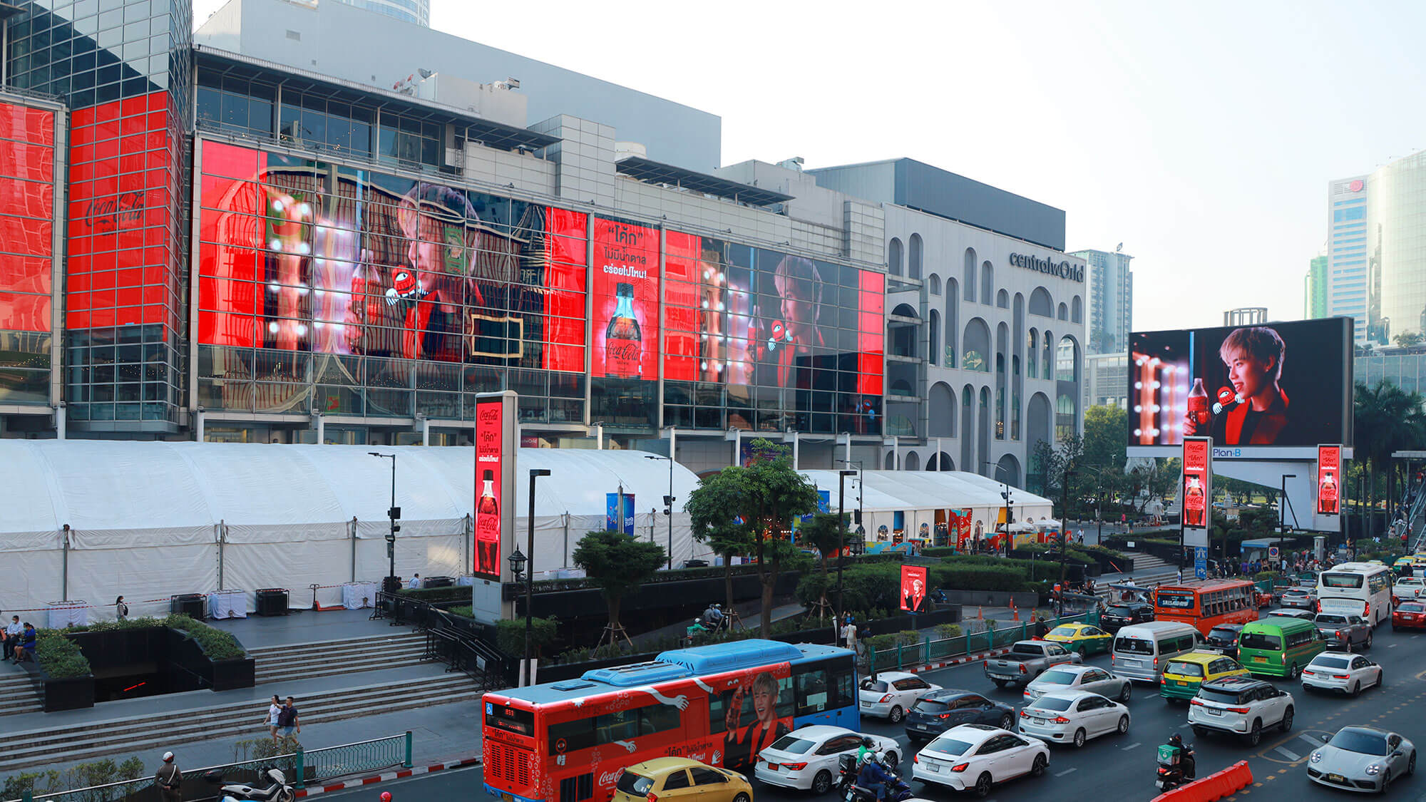 Bangkok, large-format DOOH inventory bookable by the hour on Blindspot
