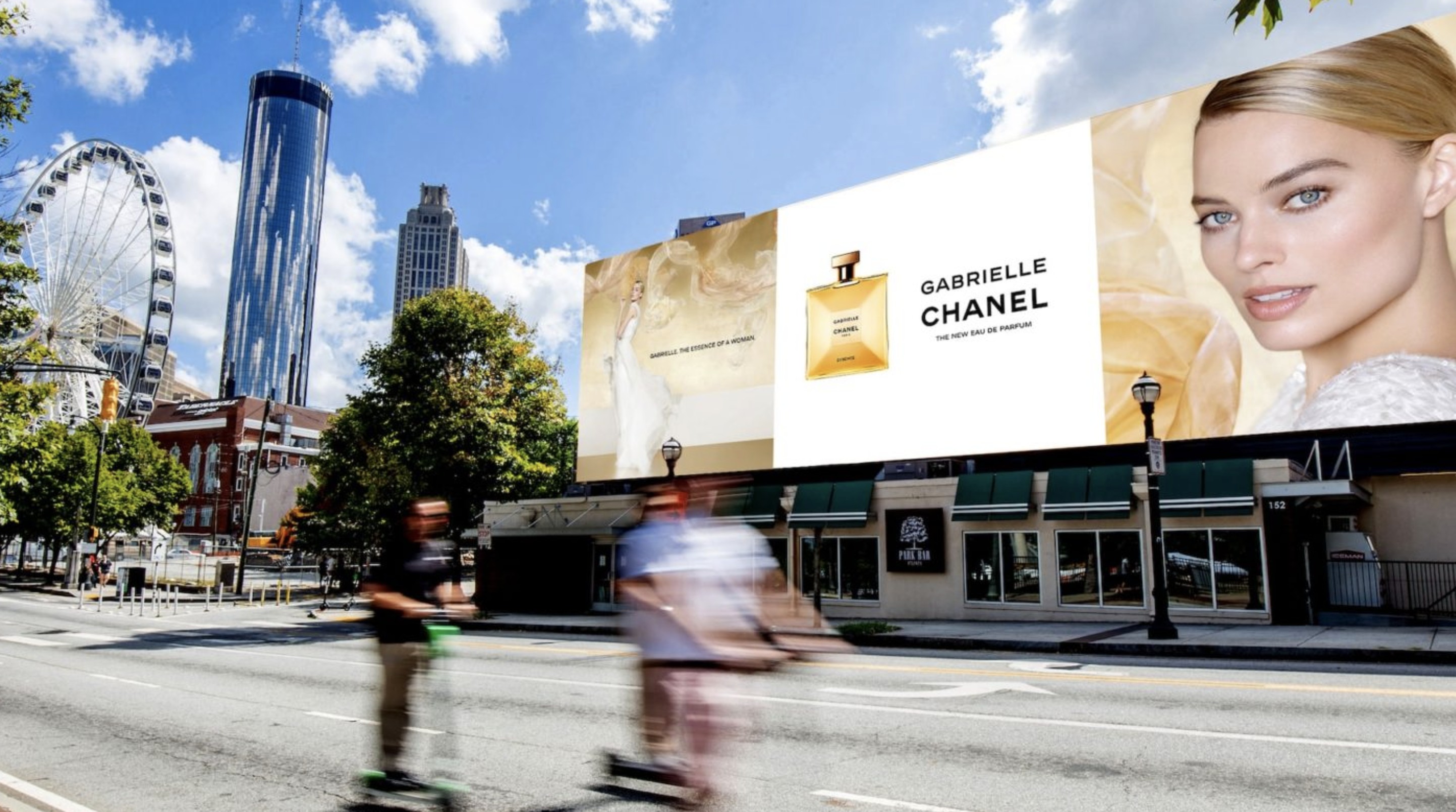 Atlanta, Centennial Park - digital out-of-home screen, real DOOH inventory bookable by the hour on Blindspot