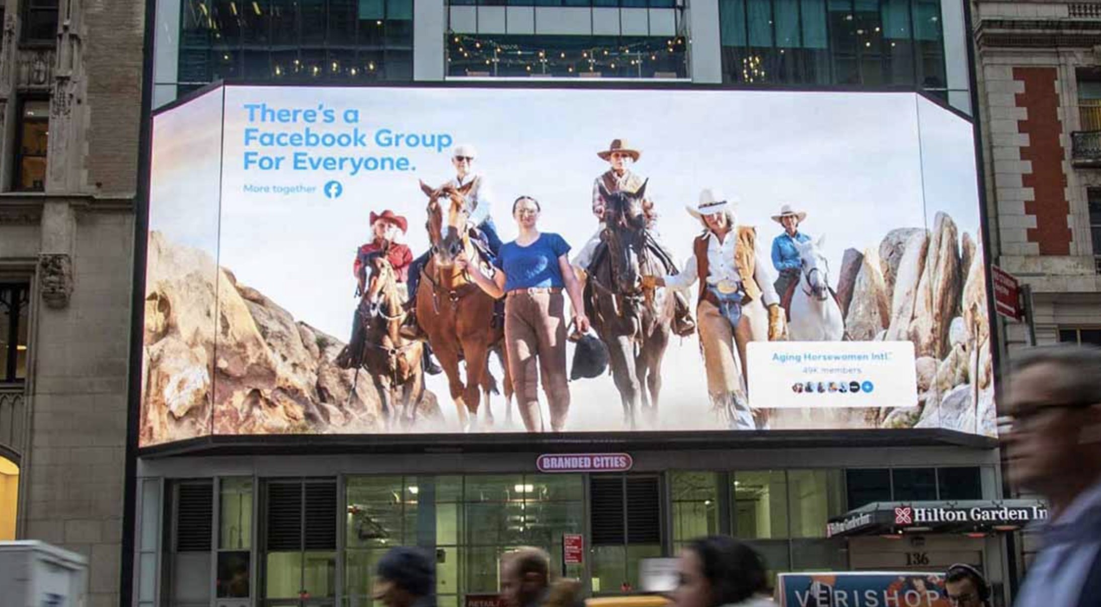 New York billboard at 399 NY-31, bookable by the hour on Blindspot
