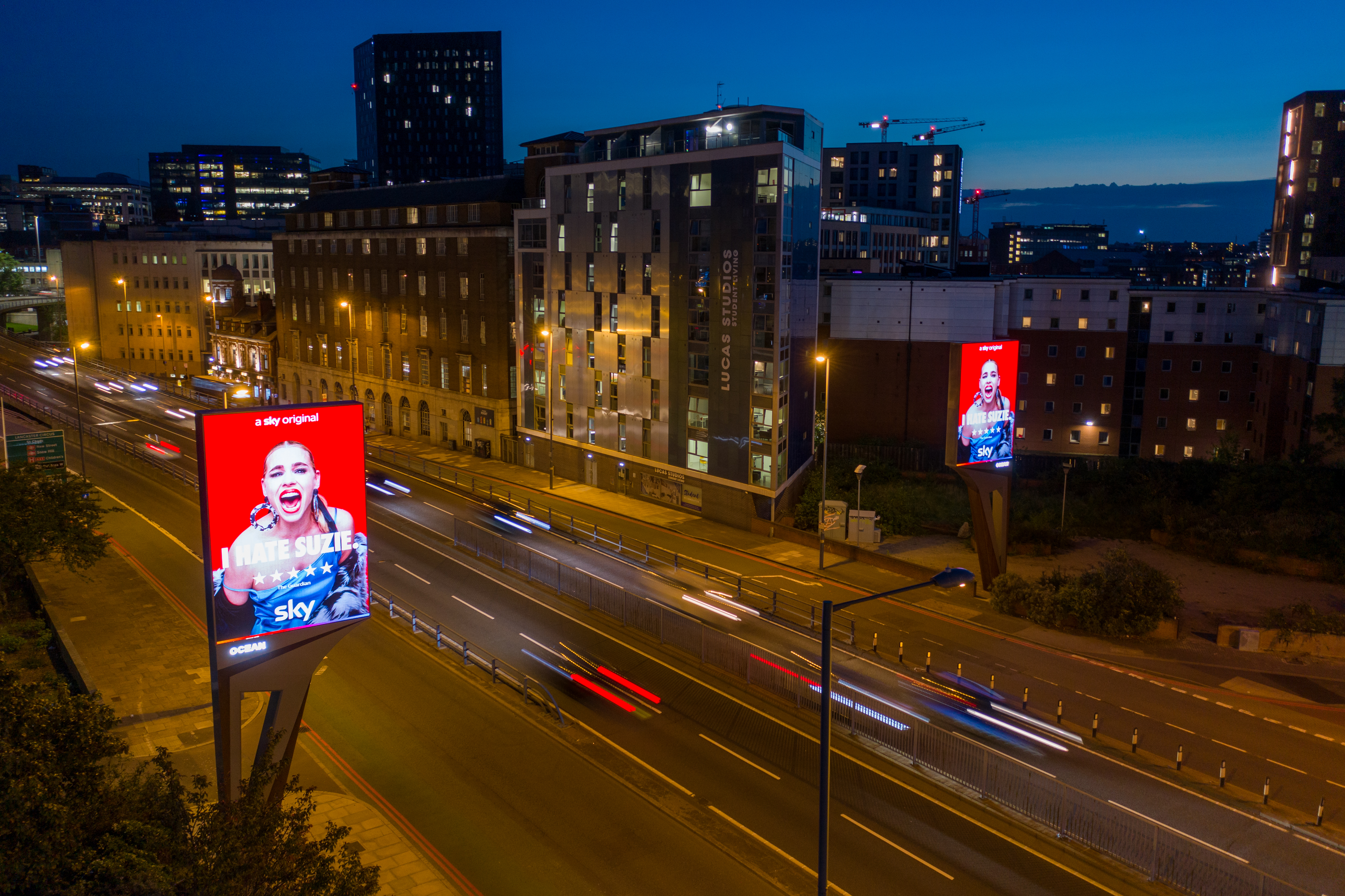 Birmingham, large-format DOOH inventory bookable by the hour on Blindspot