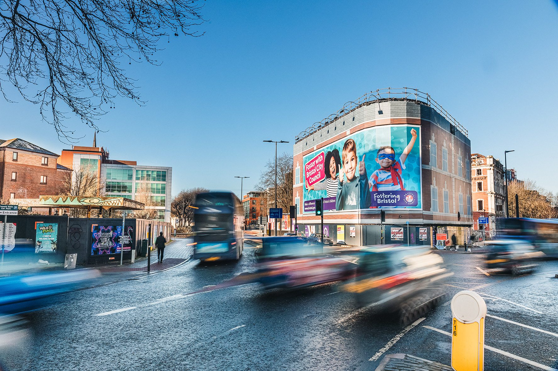 Bristol, Bristol screen 5 - digital out-of-home screen, real DOOH inventory bookable by the hour on Blindspot