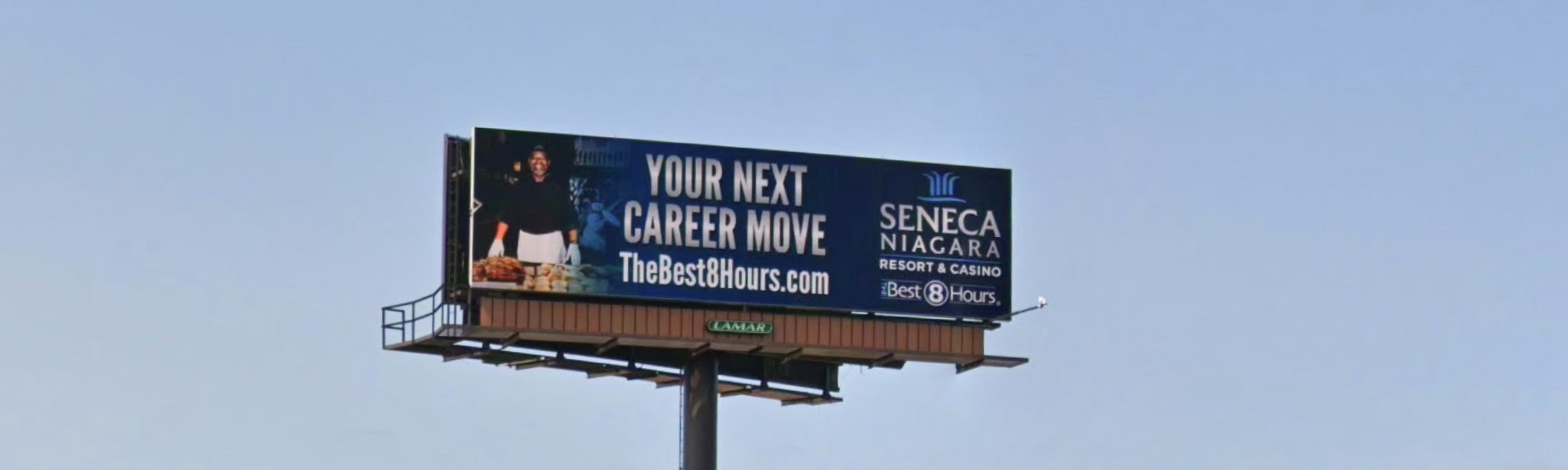 Buffalo, Buffalo screen 7 - digital out-of-home screen, real DOOH inventory bookable by the hour on Blindspot