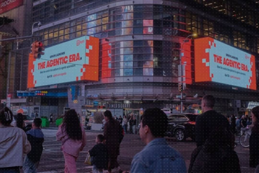 UiPath out-of-home campaign
