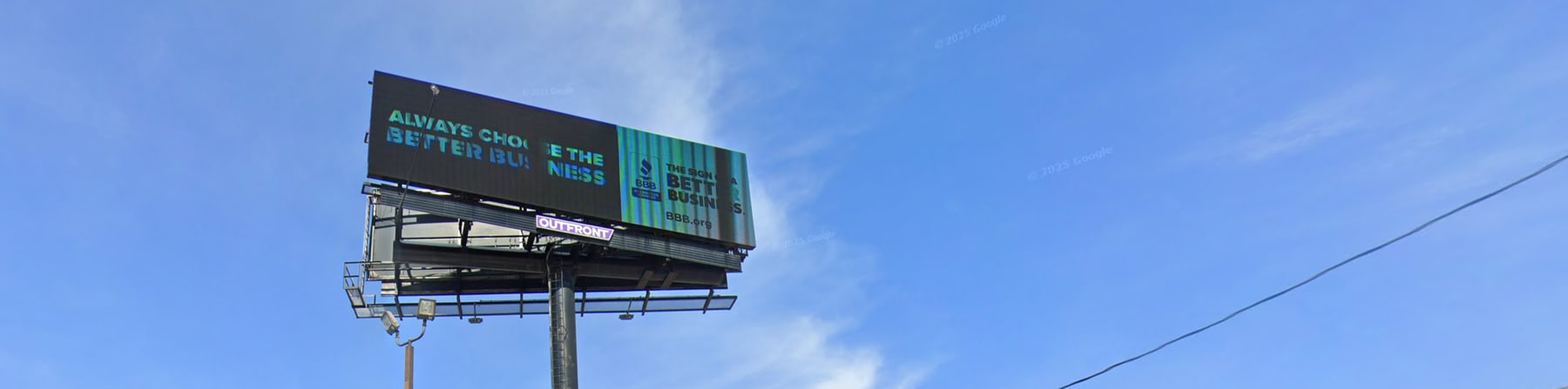 Chicago billboard at 7698 Santa Fe Dr, bookable by the hour on Blindspot