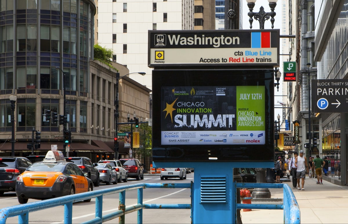Chicago billboard at 1167 S. State Street, Chicago, IL 60605, bookable by the hour on Blindspot