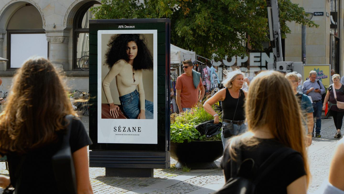 Copenhagen, Digital street screen, Copenhagen centre, real DOOH inventory bookable by the hour on Blindspot