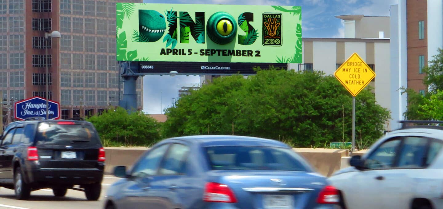 Dallas, large-format DOOH inventory bookable by the hour on Blindspot