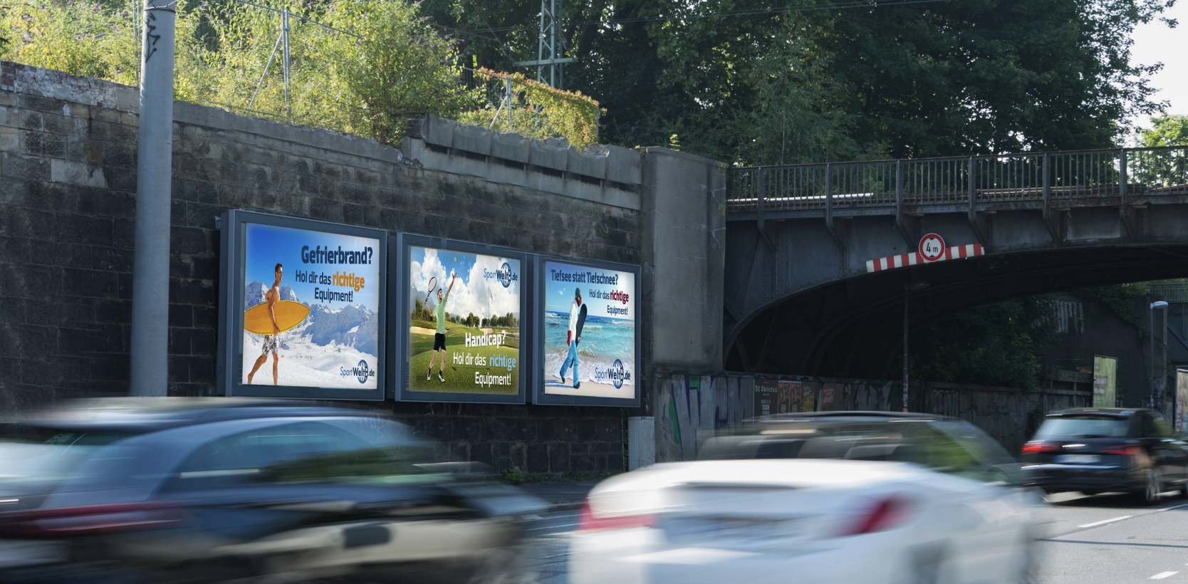 Dortmund, Dortmund arterial billboard - digital out-of-home screen, real DOOH inventory bookable by the hour on Blindspot