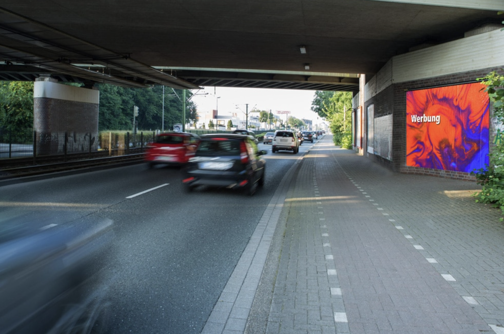 Dortmund, Dortmund urban digital billboard - digital out-of-home screen, real DOOH inventory bookable by the hour on Blindspot
