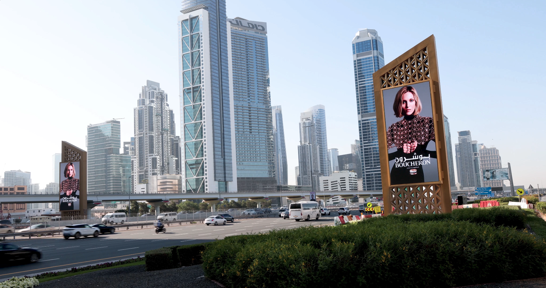 Dubai, large-format DOOH inventory bookable by the hour on Blindspot