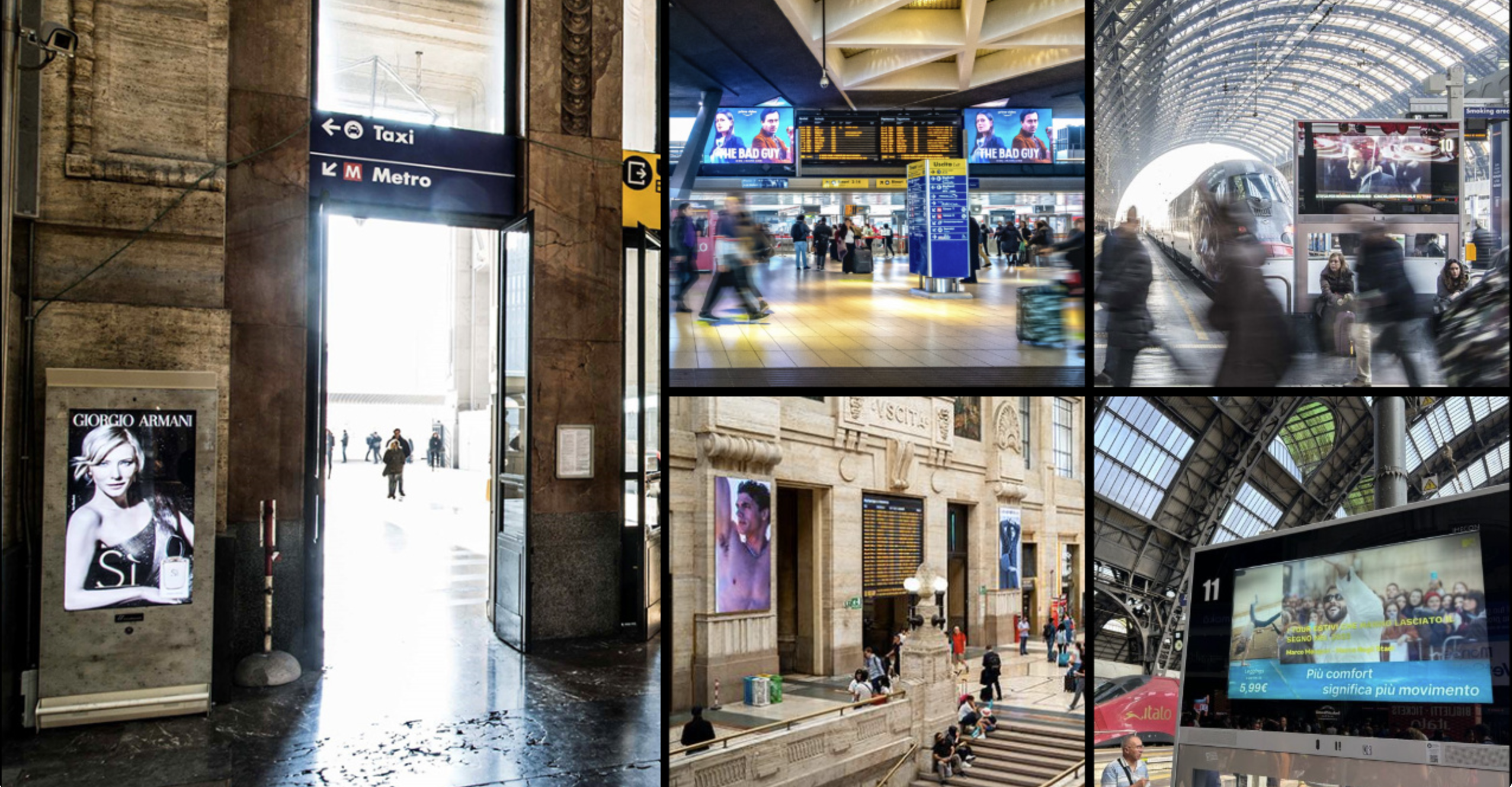 Florence, Florence urban digital billboard - digital out-of-home screen, real DOOH inventory bookable by the hour on Blindspot