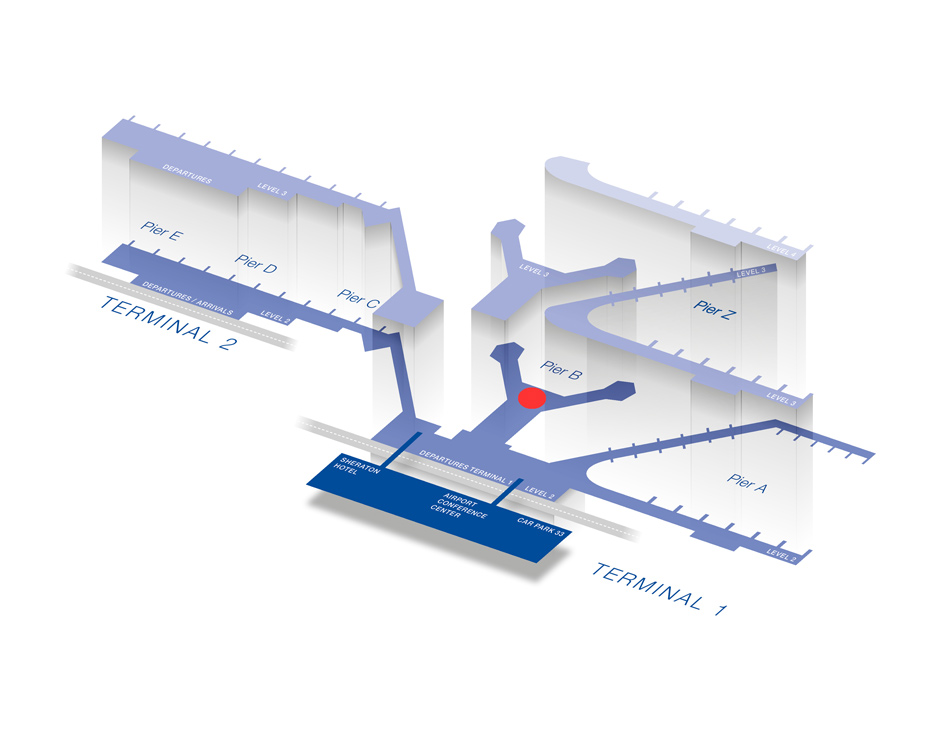 Frankfurt Airport, S-Bahn and ICE platform · transit LED, real DOOH inventory bookable by the hour on Blindspot