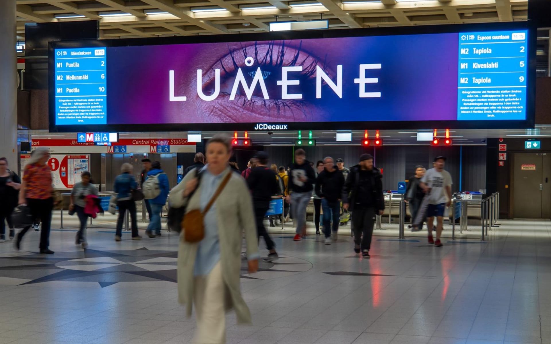 Helsinki, large-format DOOH inventory bookable by the hour on Blindspot