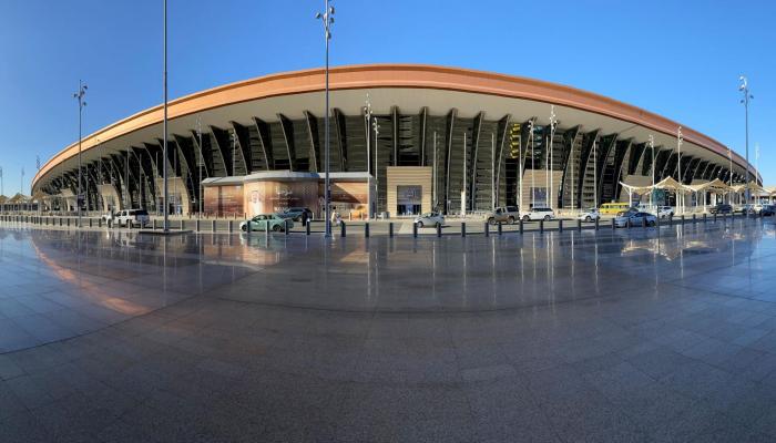 Jeddah Airport, large-format DOOH inventory bookable by the hour on Blindspot