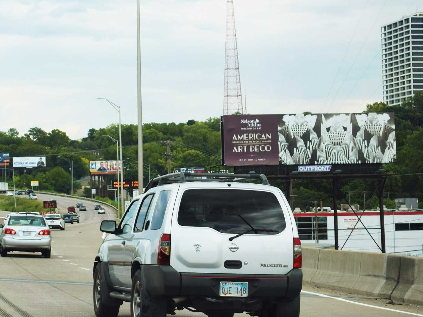 Kansas City, Kansas City arts billboard creative, real DOOH inventory bookable by the hour on Blindspot