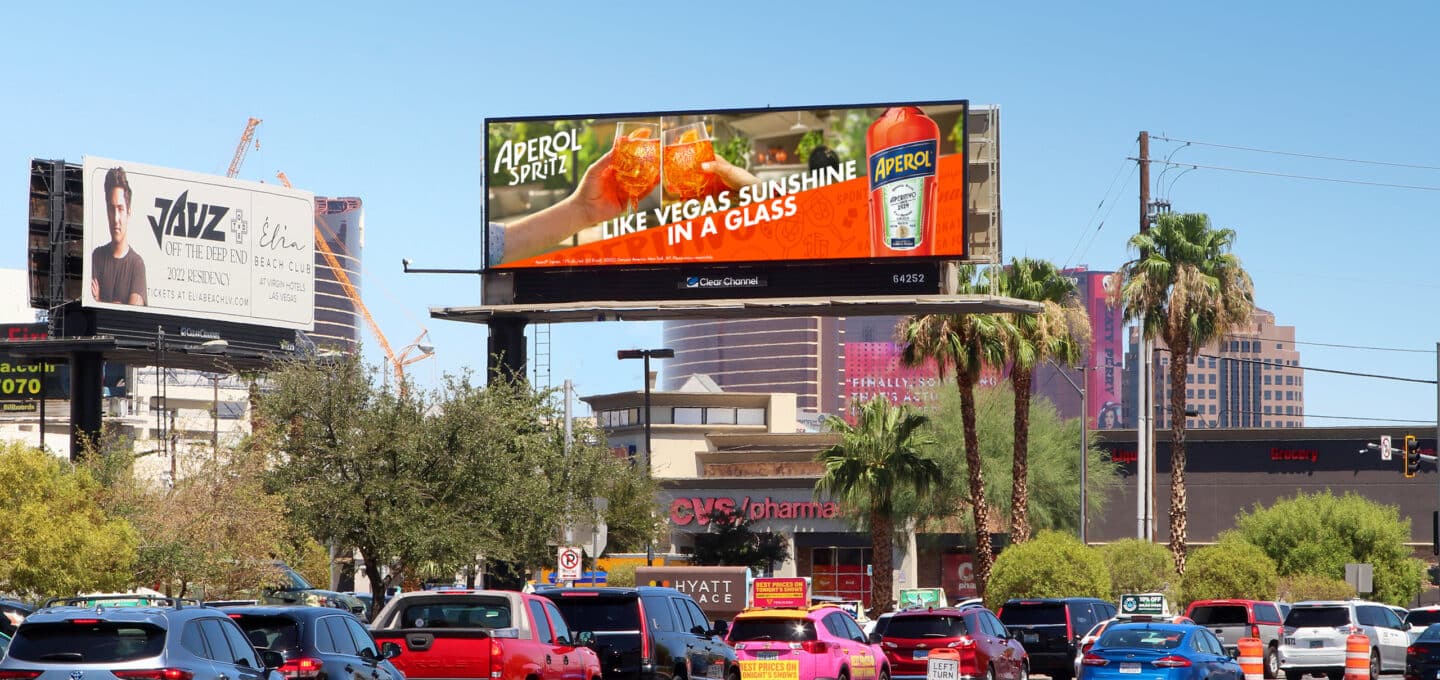 Las Vegas Airport, Las Vegas digital bulletin, real DOOH inventory bookable by the hour on Blindspot