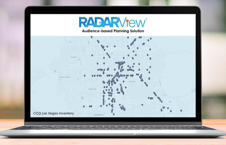 Las Vegas Airport, Las Vegas roadside coverage, real DOOH inventory bookable by the hour on Blindspot