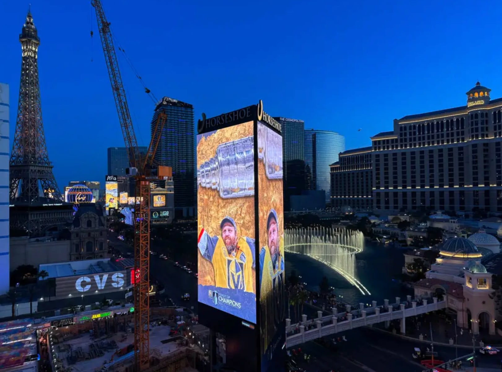 Las Vegas billboard at 3645 S Las Vegas Blvd, Las Vegas, NV 89109, United States of America, bookable by the hour on Blindspot