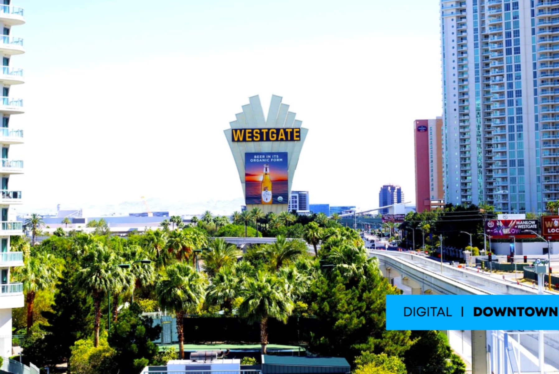 Las Vegas billboard at 3000 Paradise Road, Las Vegas, Nevada, United States of America, bookable by the hour on Blindspot