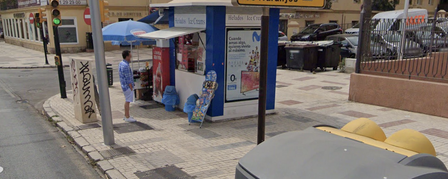 Malaga, 16 N-340 - roadside digital panel, real DOOH inventory bookable by the hour on Blindspot