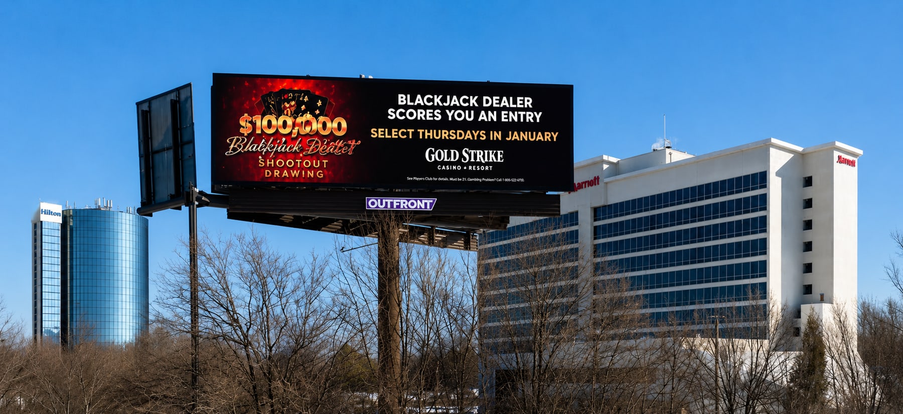 Memphis billboard at US-72, bookable by the hour on Blindspot
