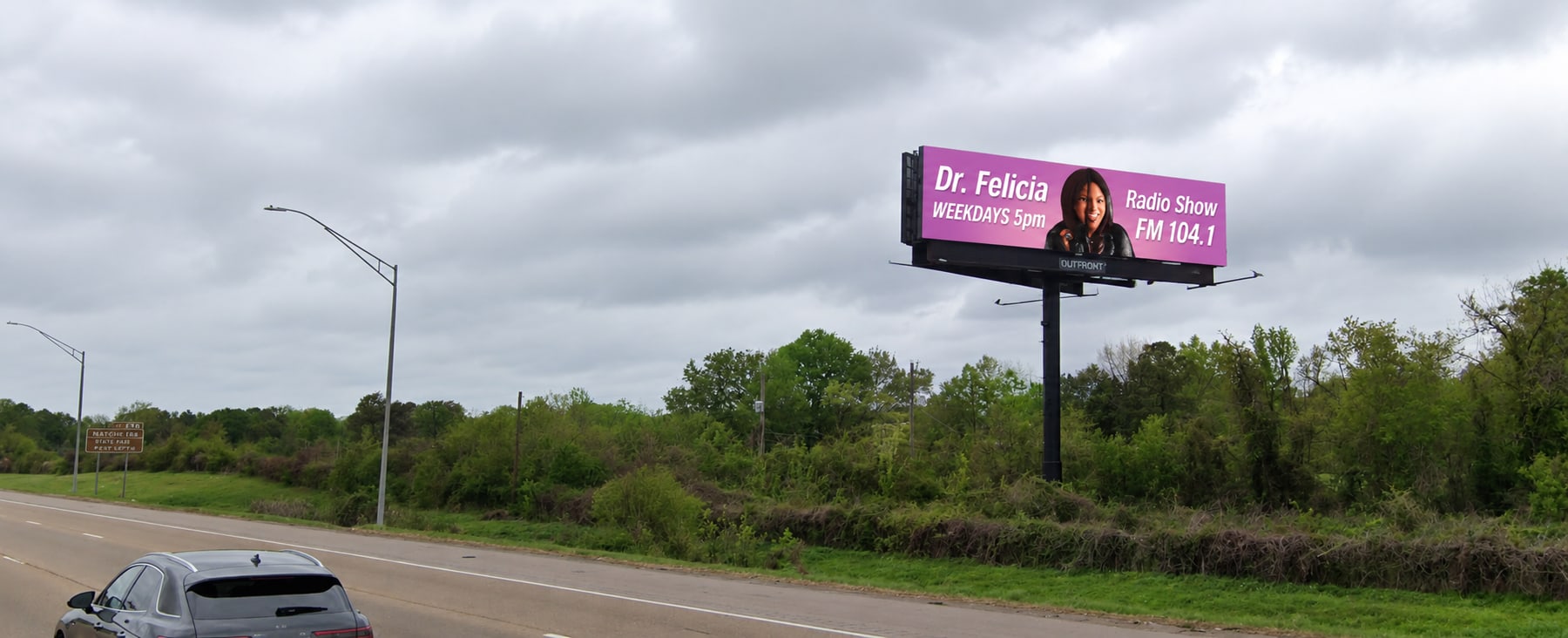 Memphis billboard at I-240, bookable by the hour on Blindspot