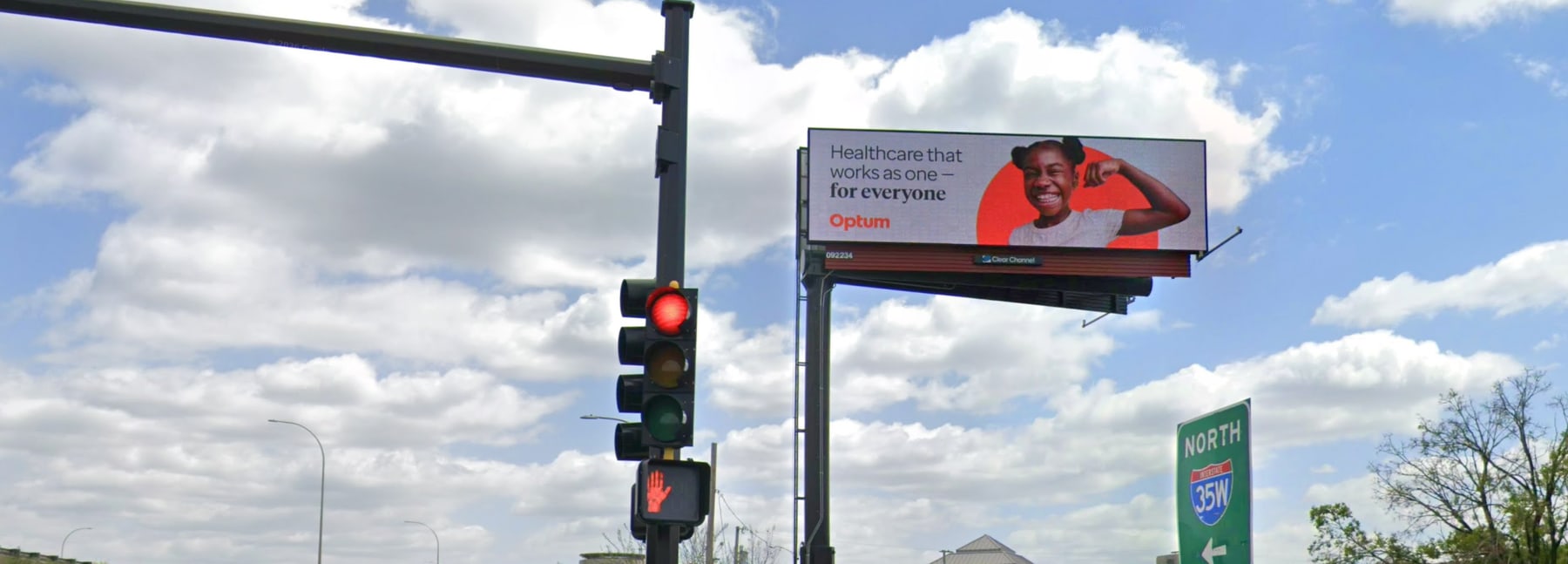 Minneapolis billboard at 1212 County Rd 27, bookable by the hour on Blindspot