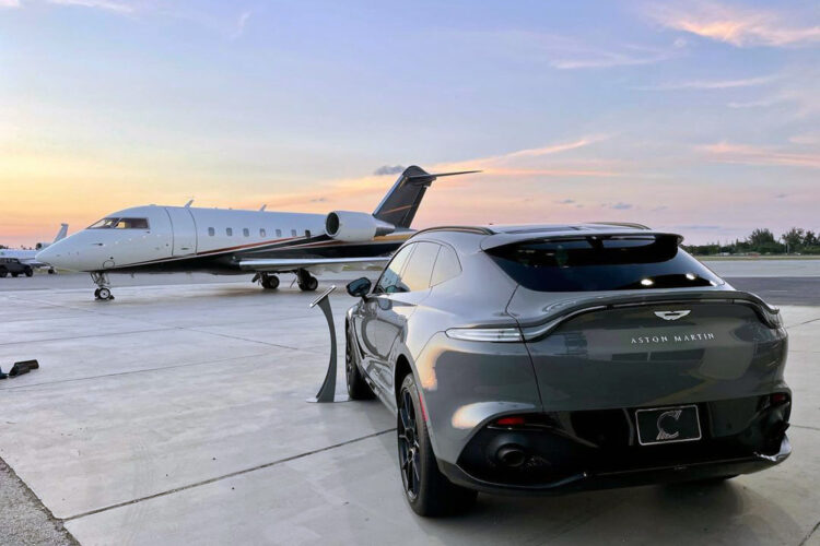 Philadelphia International Airport, Security checkpoint · suspended LED, real DOOH inventory bookable by the hour on Blindspot
