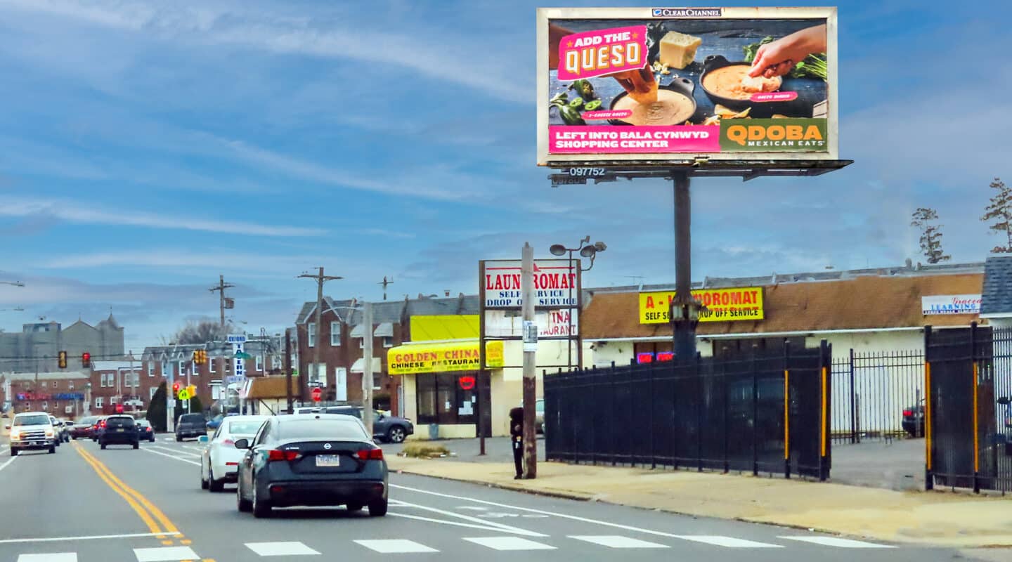Philadelphia, Center City · digital, real DOOH inventory bookable by the hour on Blindspot