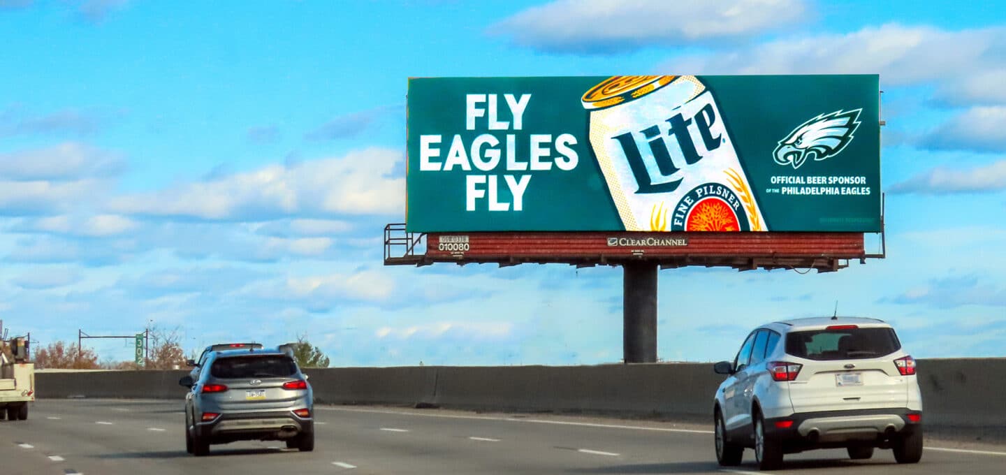 Philadelphia, large-format DOOH inventory bookable by the hour on Blindspot