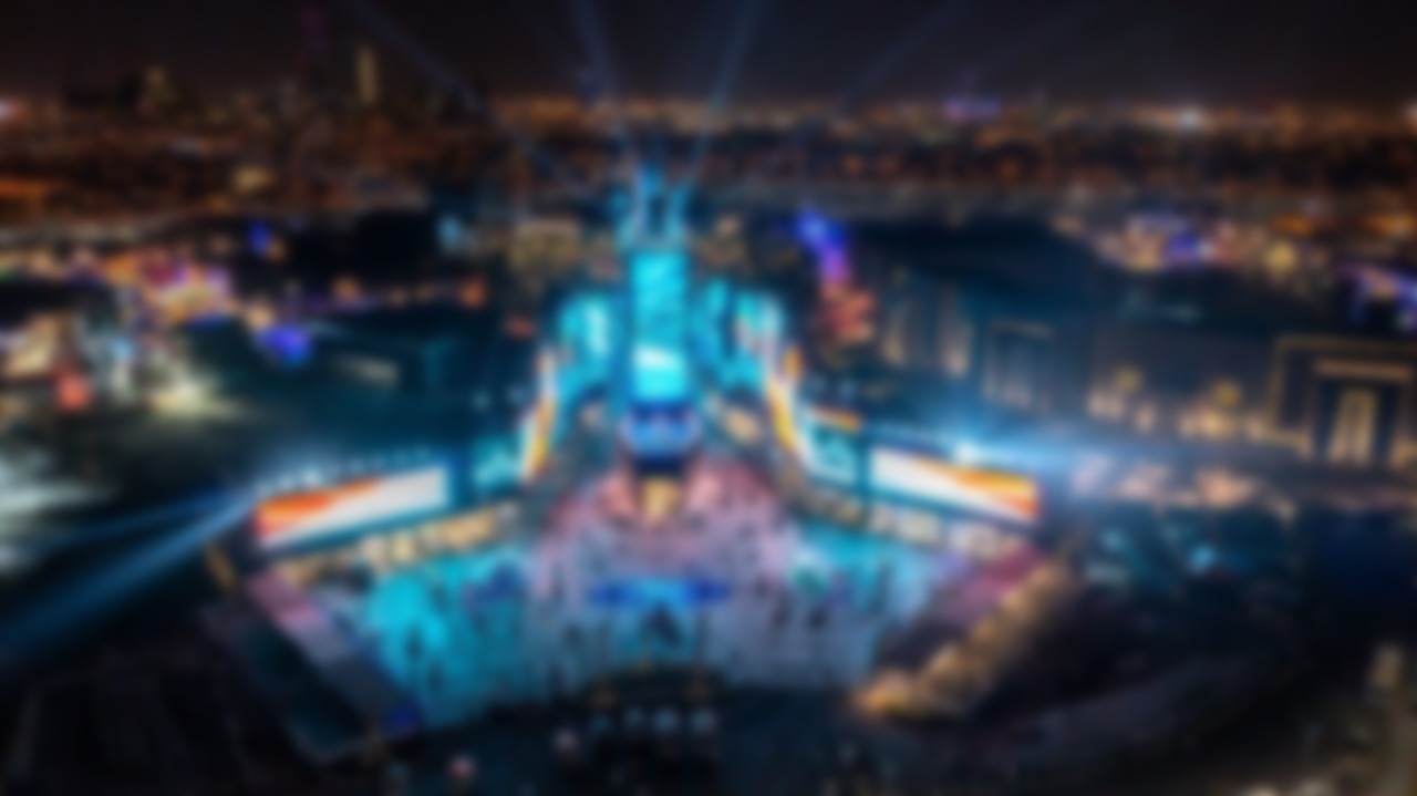 Riyadh, Riyadh City Boulevard synchronized LED plaza, real DOOH inventory bookable by the hour on Blindspot
