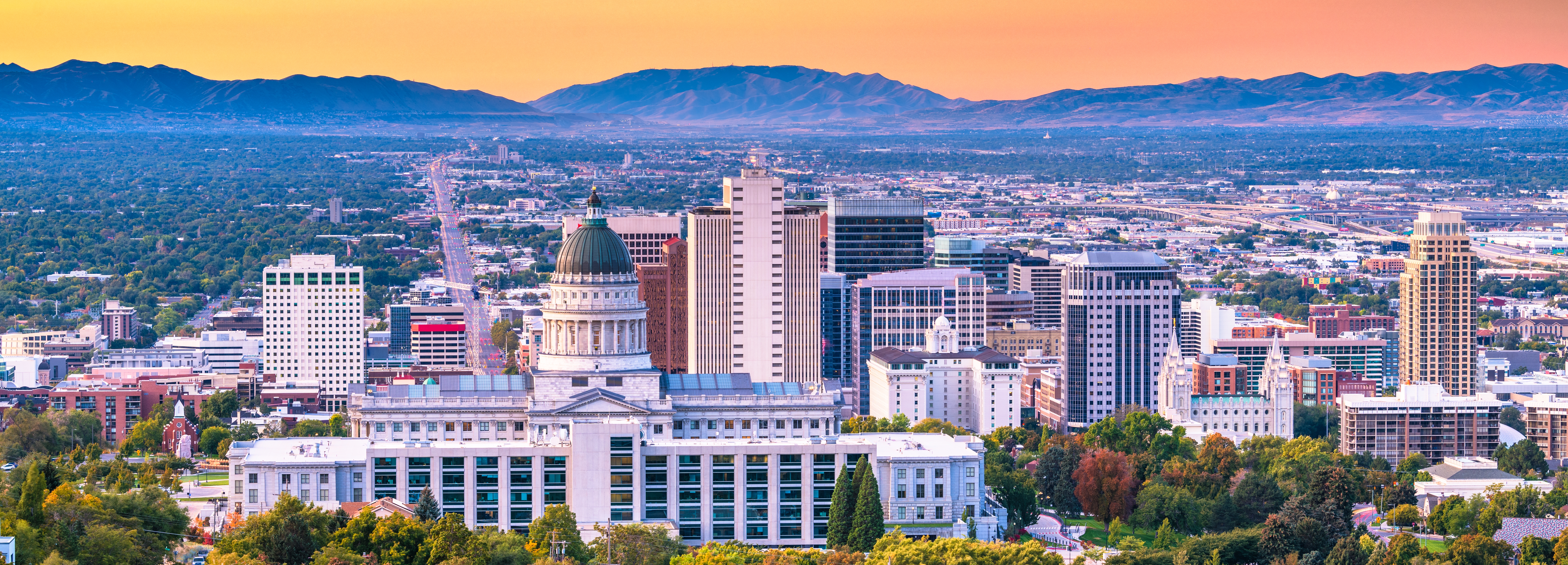 Salt Lake City, Salt Lake City market landscape, Wasatch Front, real DOOH inventory bookable by the hour on Blindspot