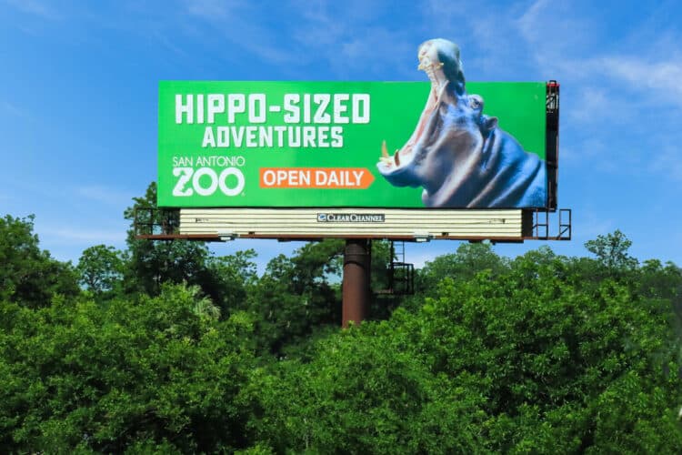 San Antonio, Billboard, San Antonio DMA, real DOOH inventory bookable by the hour on Blindspot