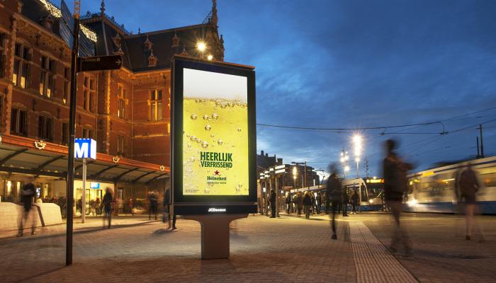 Stockholm, Sergels torg · LED, real DOOH inventory bookable by the hour on Blindspot
