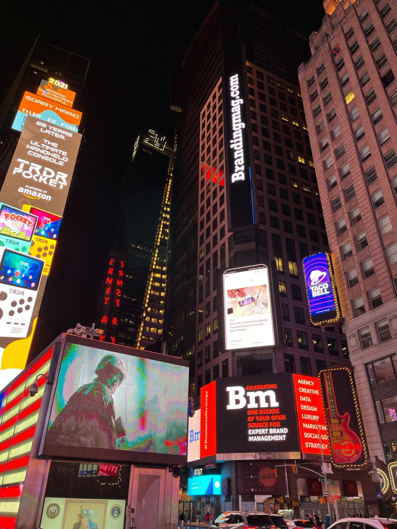 The Spectacular Thomson Reuters billboard
