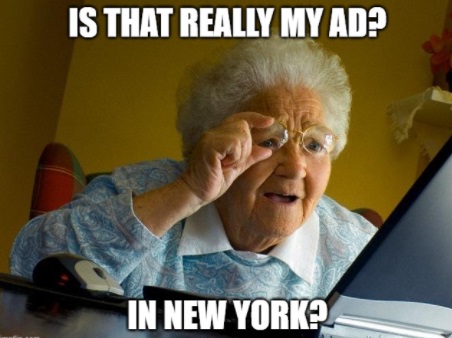 Blindspot Ad in NY meme - how much is a billboard in times square