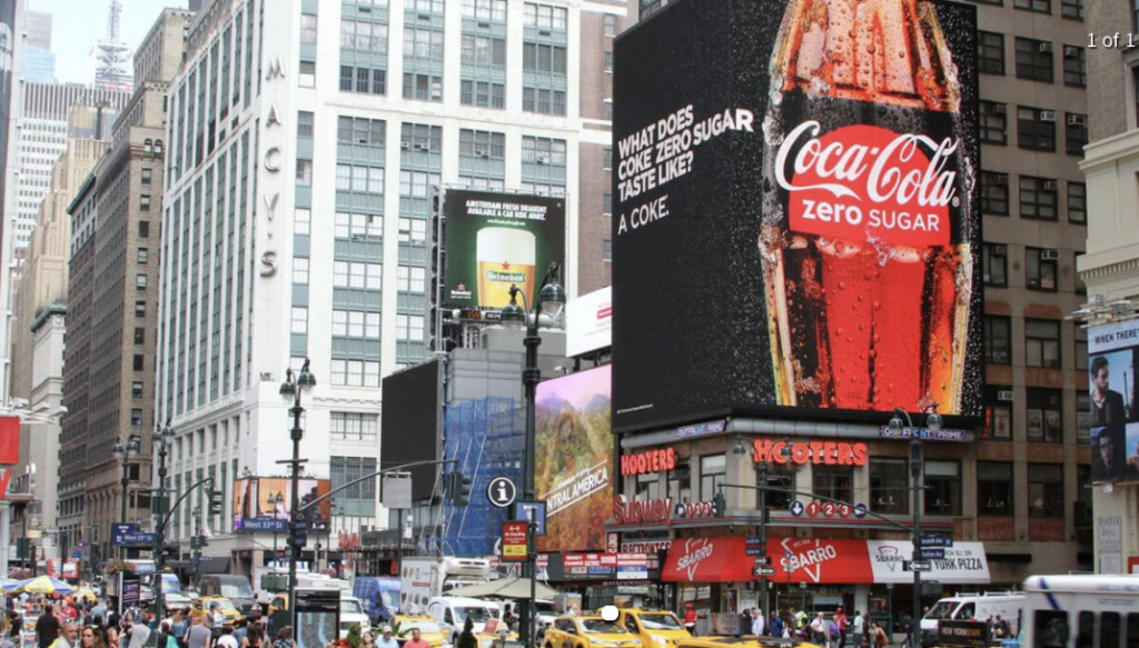 Penn Station billboard