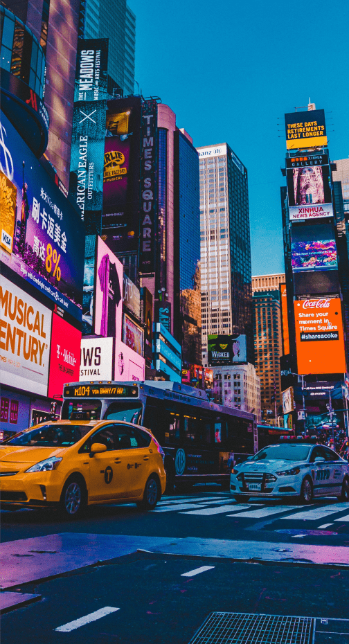 Billboards in New York City