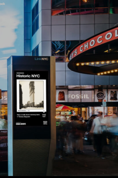 LinkNYC billboard New York