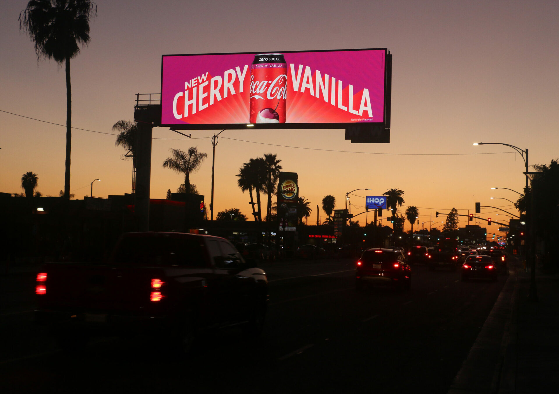 Billboard traffic Los Angeles