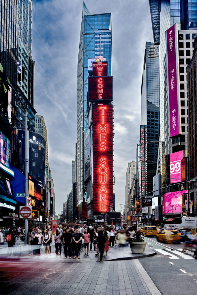 Times Square One New York- times square billboard cost