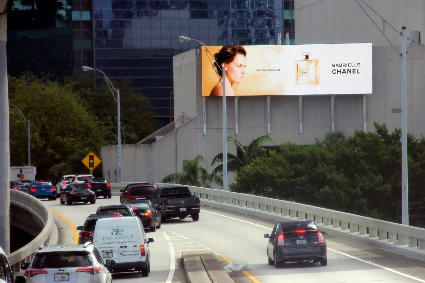 Miami downtown billboard