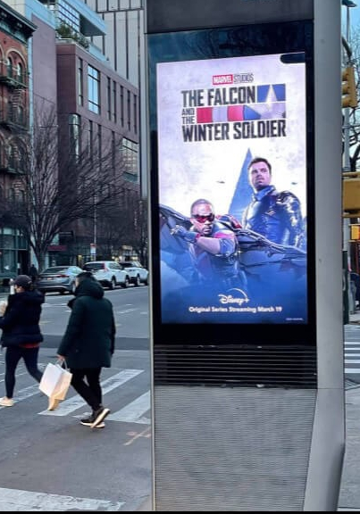 Chicago digital walk billboard