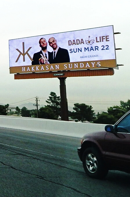 Las Vegas highway billboard