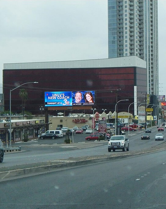 Las Vegas billboard street